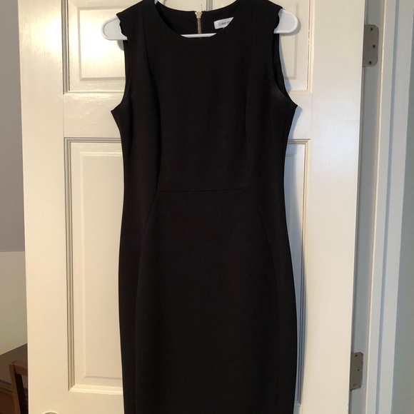 Calvin Klein black bodycon dress. Knee length - Picture 1 of 3